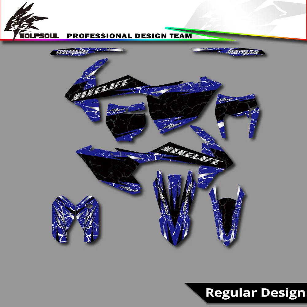 Motorcycle Holographic Decal Graphics Sticker Kit For KTM EXC EXCF XCW 2017-2019 125 250 300 350 450 500 SX SXF XC XCF 2016-2018