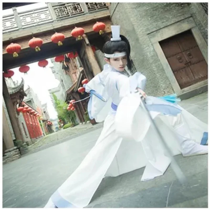 مو داو زو شي لان وانغ جي تأثيري غراند ماستر من زراعة الشيطاني لان زان الملابس الصينية القديمة زي هانفو هالوين