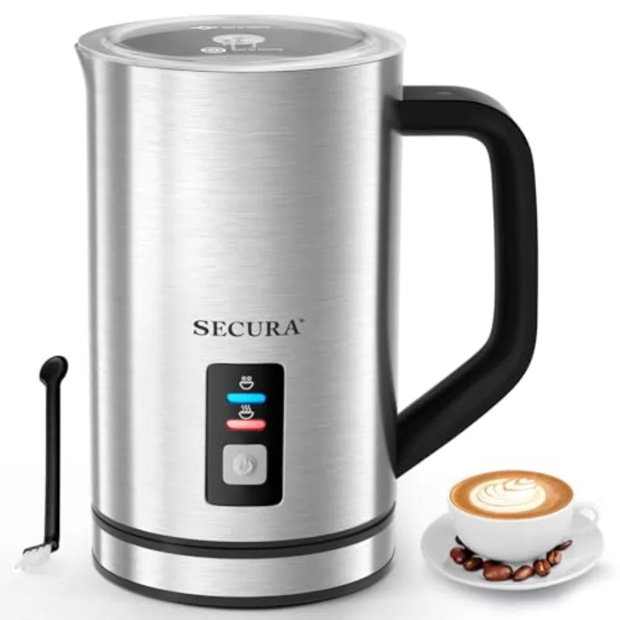 

Milk Frother, Electric Milk Steamer, /250ml Automatic Hot and Cold Foam Maker and Milk Warmer for Latte, Cappuccinos, Macchiato