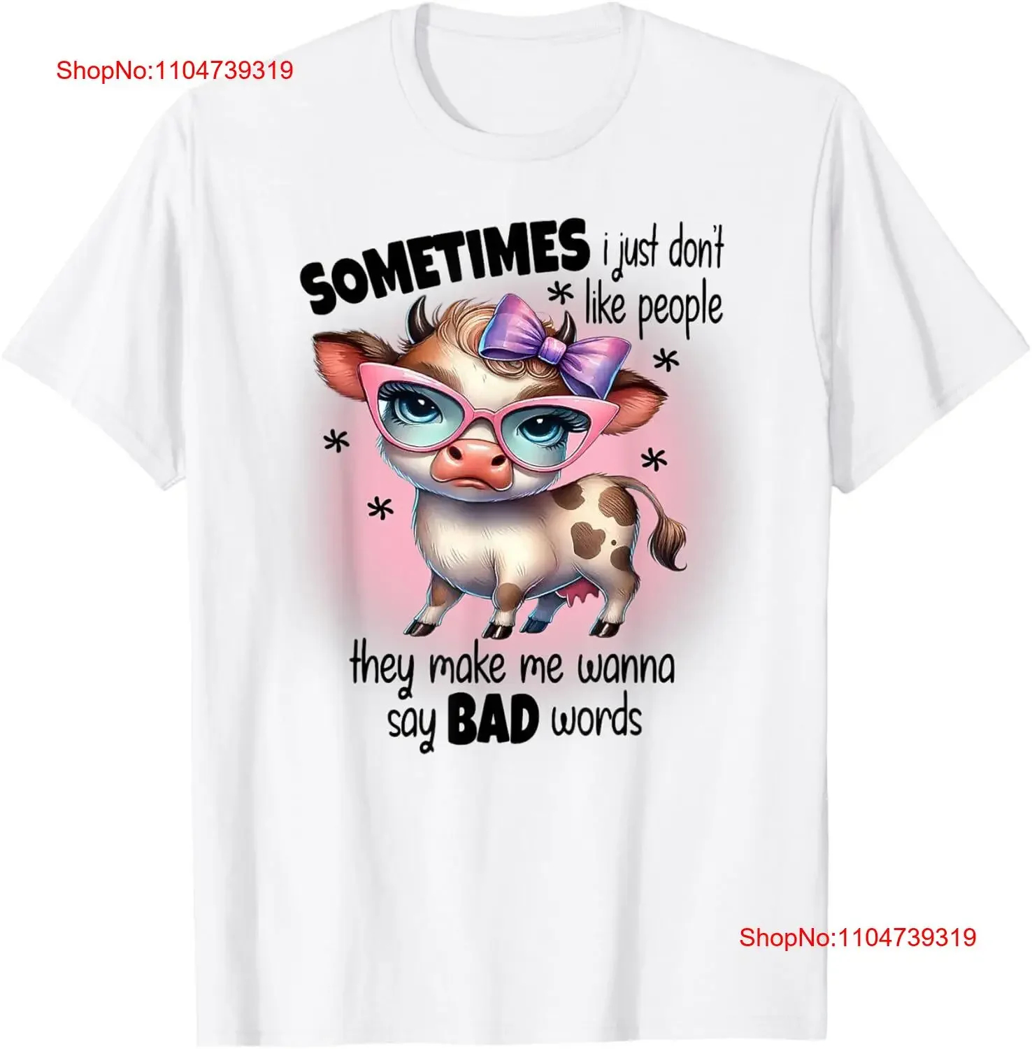 

Футболка Cute Cow Sometimes I Just Don't Like People They Make Me, винтажная стираная повседневная футболка с рисунком слегка для повседневной носки