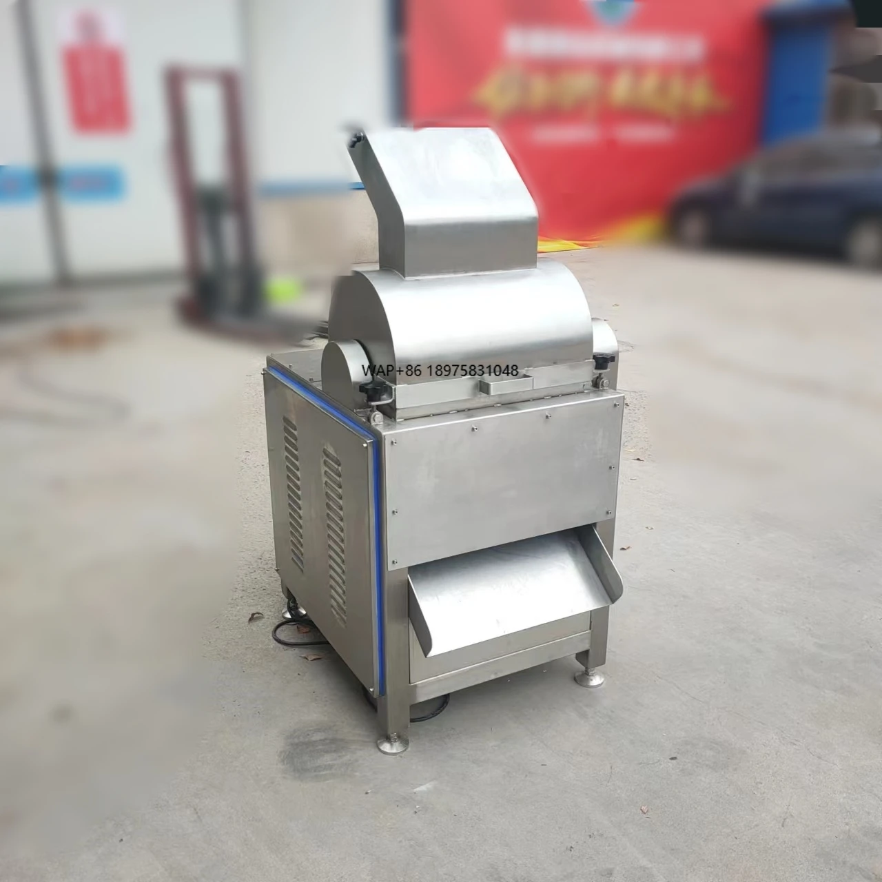 Efficient Cooked Meat Floss Shredding Machine Handles Chicken Breast Beef Pork in Professional Kitchens