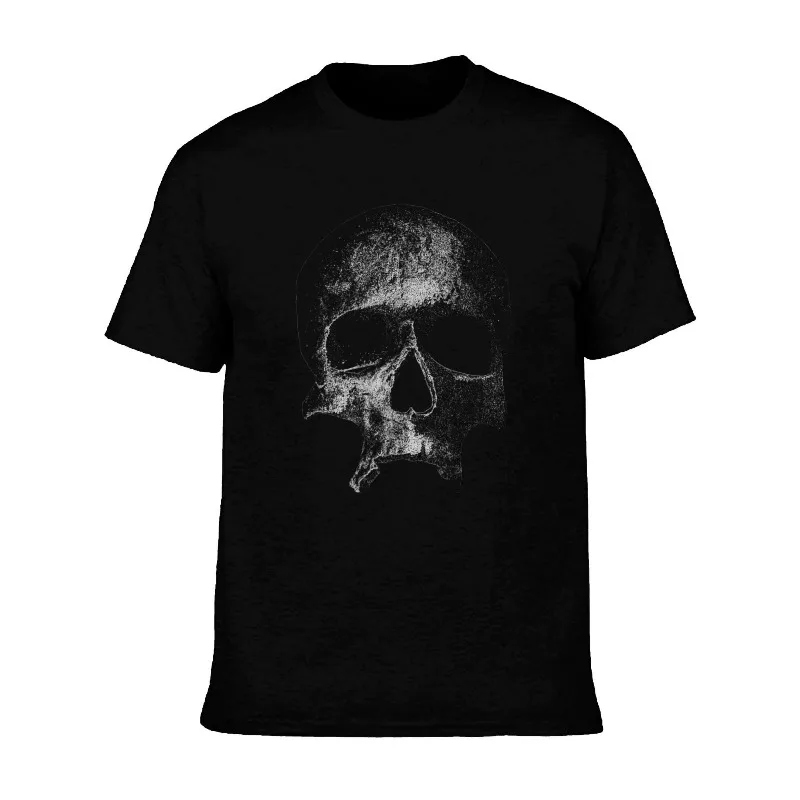 T-shirt gothique sur le thème de l'horreur, crâne, mort, punk, métal, t-shirt pour hommes, t-shirt unisexe, nouveauté été