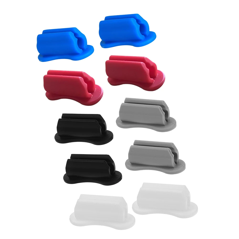 

10 Pcs Self-adhesive Pen Holder Marker for Desk Silicone Bulk Bracket Holders Wall Silica Gel