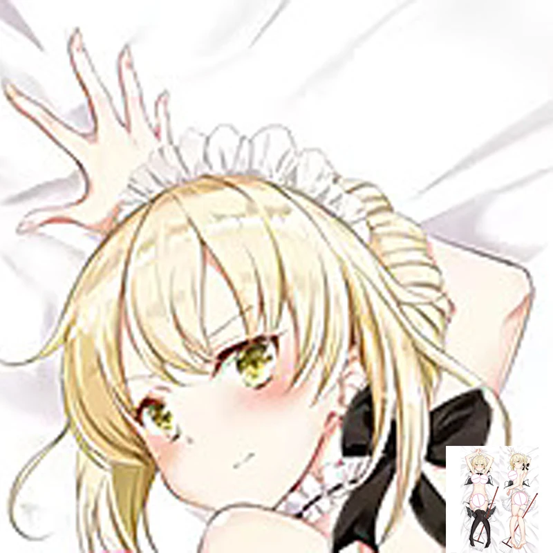 

Anime Dakimakura Pillow Case Fate Sexy and Busty Maid Alter Double-Sided Halloween Decoration