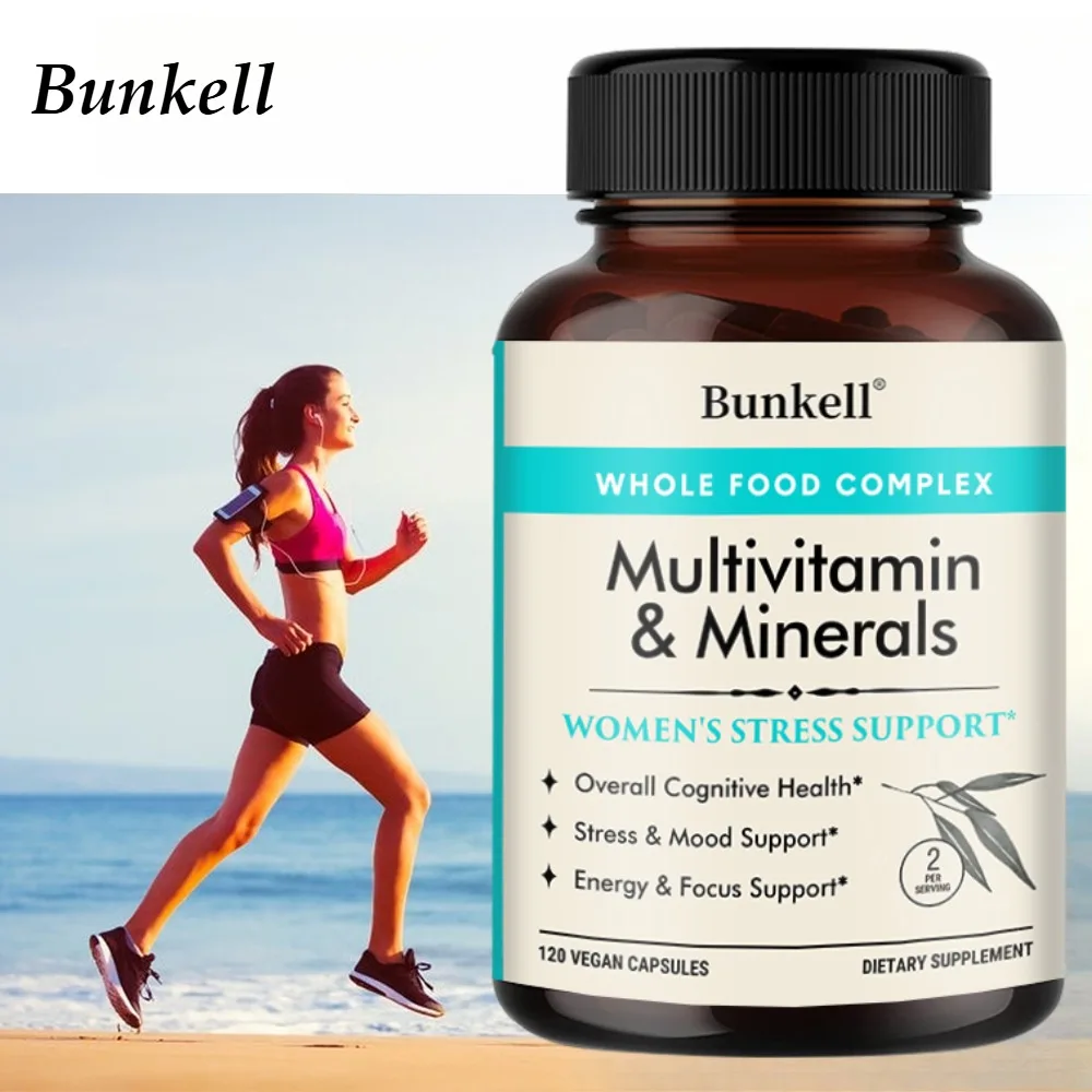 Whole Food Multivitamins, with Multiple Vitamins and Minerals, Emotional Support, Energy and Focus Support for Women