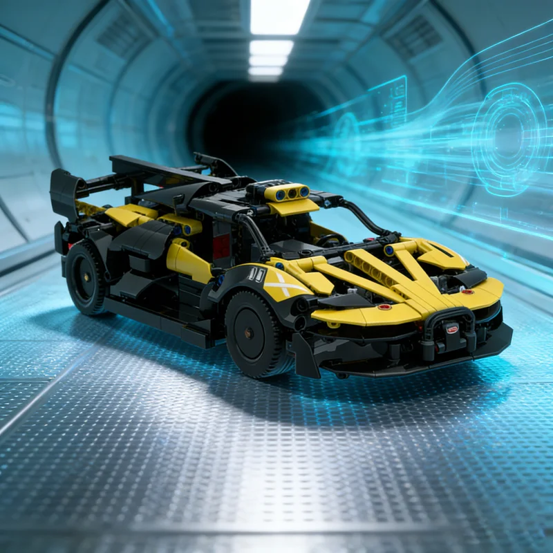 

738 шт. MOC Bugatti Bolide моторизованная техническая модель Buwizz строительные блоки архитектурная игрушка рождественские подарки образовательная идея