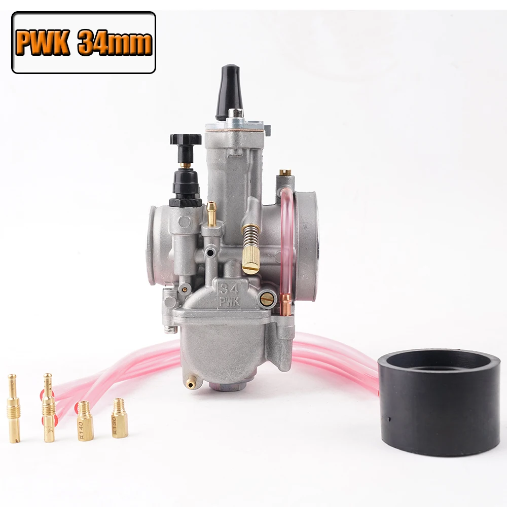 PWK universele carburateur, 21 24 26 28 30 32 34 mm PWK motorfiets carburateur vermogen injectie, voor racen Mikuni Koso ATV Yamaha - afbeelding 1