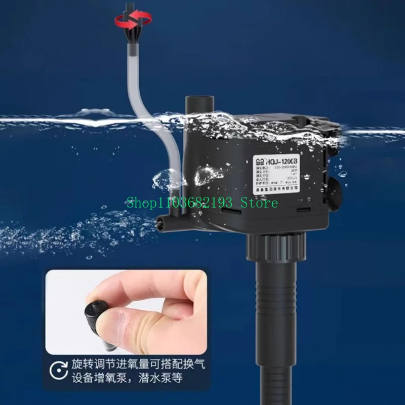 Hqj500g Ultra-Quiet Upper Filter Pumping Circulating Pump Fish Tank Filter