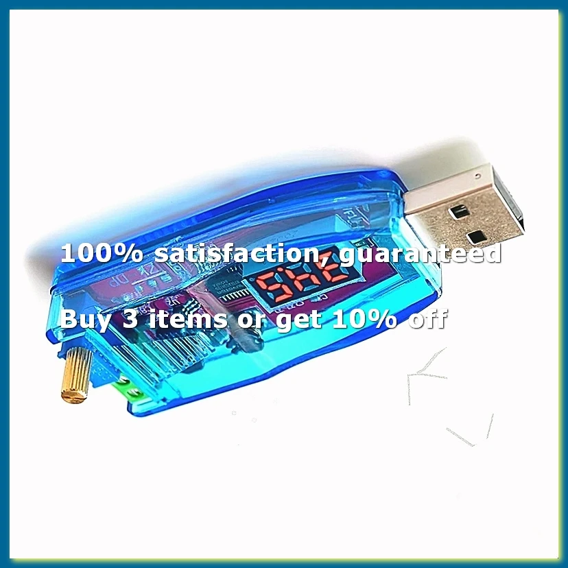 DC-DC 5V to 3.3V 9V 12V 24V USB Step UP / Down Power Supply Module Adjustable Boost Buck Converter Out DC 1.0V-24V Red