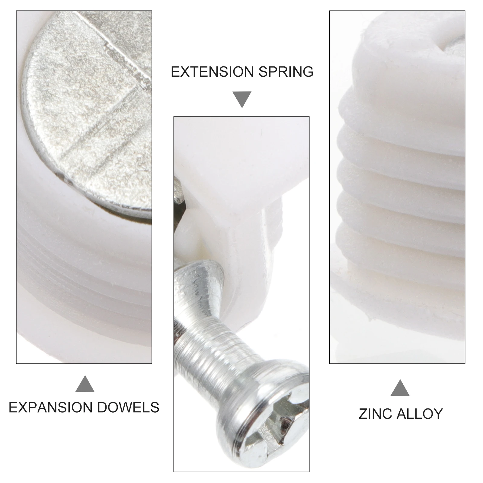 

100 шт. эксцентриковый мебельный соединитель из цинкового сплава, кулачковые соединители для шкафа, офисной мебели, панели, стабильная гайка, фурнитура