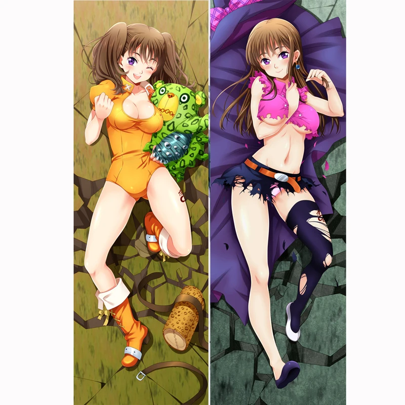 Anime Dakimakura The Seven Deadly Sins Elizabeth Liones Pillow Case Hugging Body Waifu Gift Bedding Decor Pillowcase