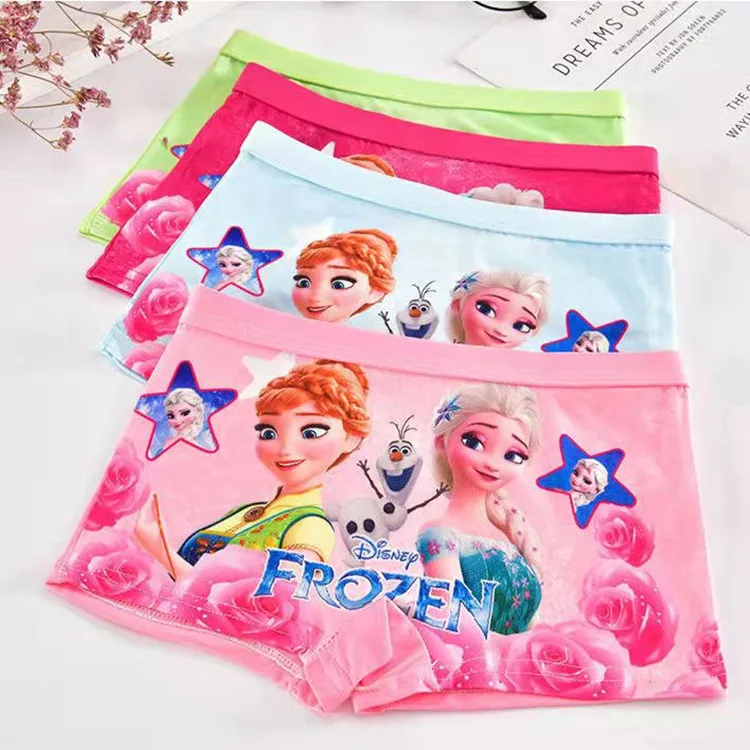 4pcs/Lot Kids Girl Underwear Cute Printing Briefs Baby Underpants Cute Children Underpants image 4