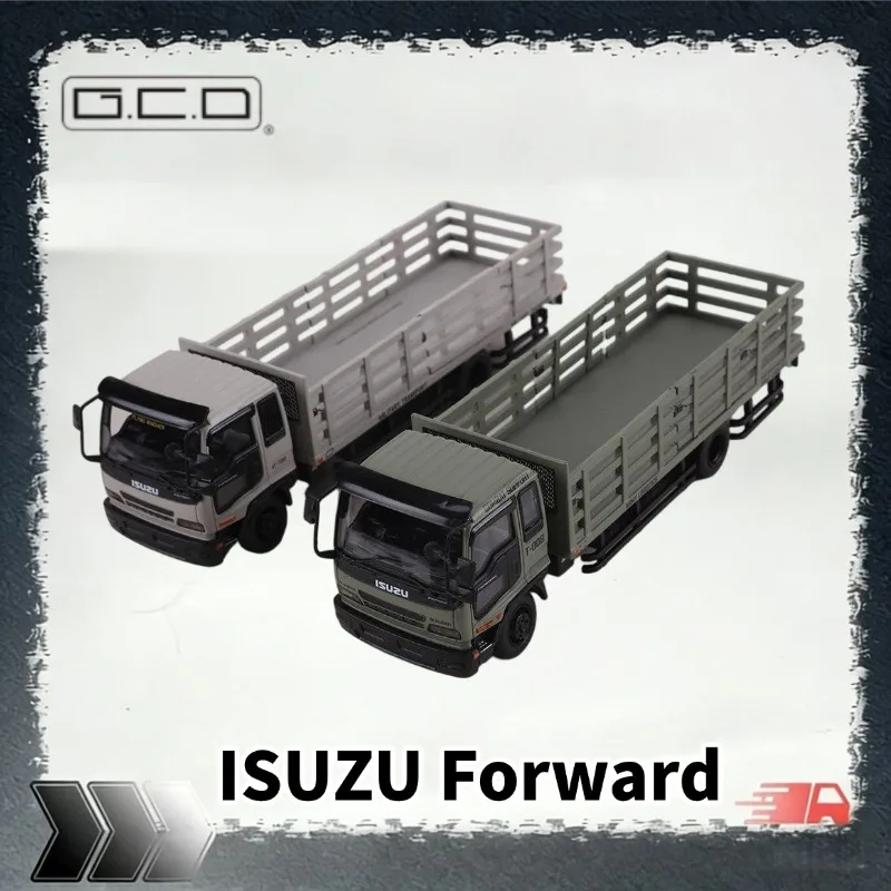 [In Stock] GCD 1/64 Isuzu Forward Diecast Stake Truck Model, Multiple Colors, Christmas Gift for Collectors