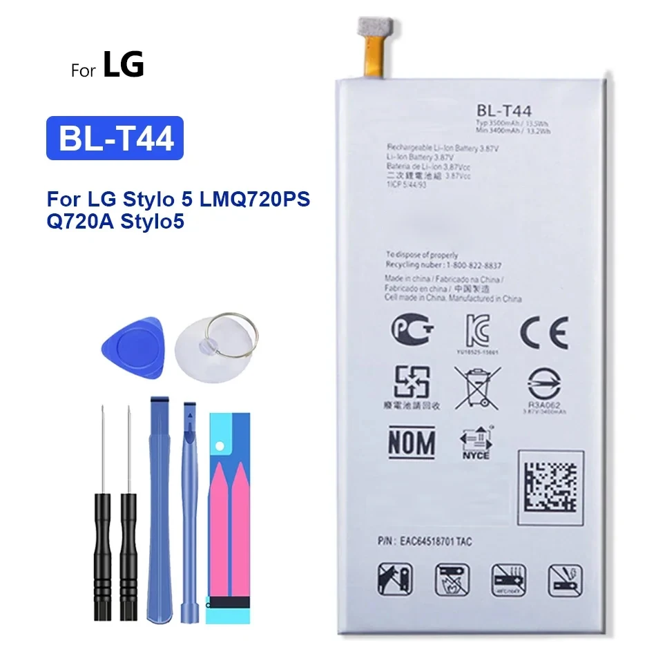 High Quality BL-T41 BL-T42 BL-T43 BL-T44 BL-T45 Battery For LG G8 V50 ThinQ Stylo5 K50S LMG820QM7 LM-V500 LM-G810 LMQ720PS