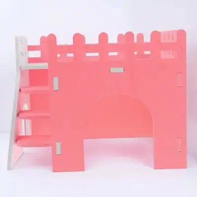 

1Set Pink Hedgehog Comfortable PVC Material Multi-Functional Pet Hideout Suitable for Hamsters Rabbits Guinea Pigs