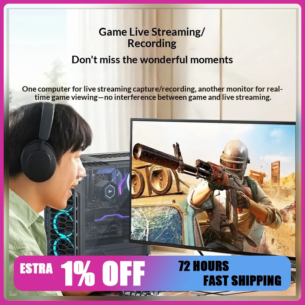 UGREEN CM701 25176 PCIe HDMI Video Capture Card 4K 60Hz HDR Game Recording Live Streaming