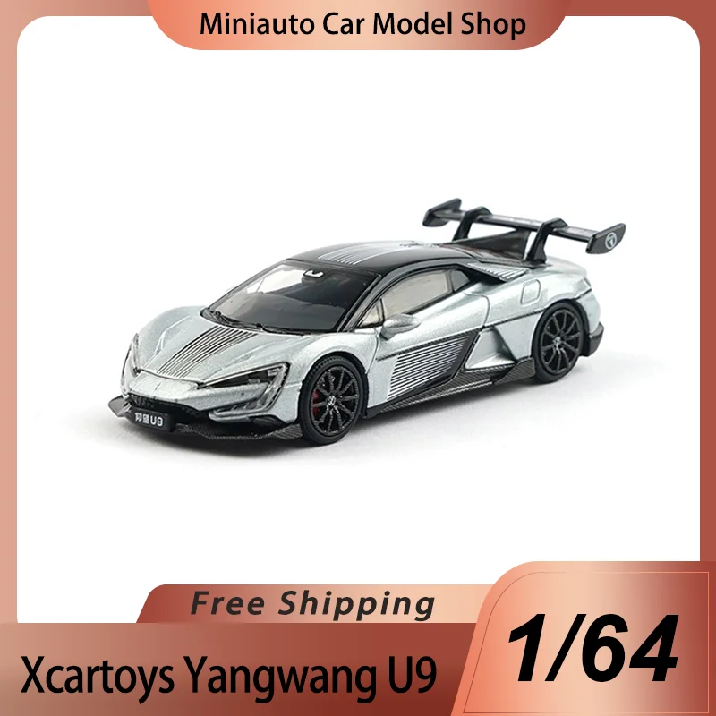 

New Presale Xcartoys 1:64 Custom Yangwang U9 Carbon Fiber Alloy Miniature Diecast Model Yangwang U9 Racing Car Model Toys Gift