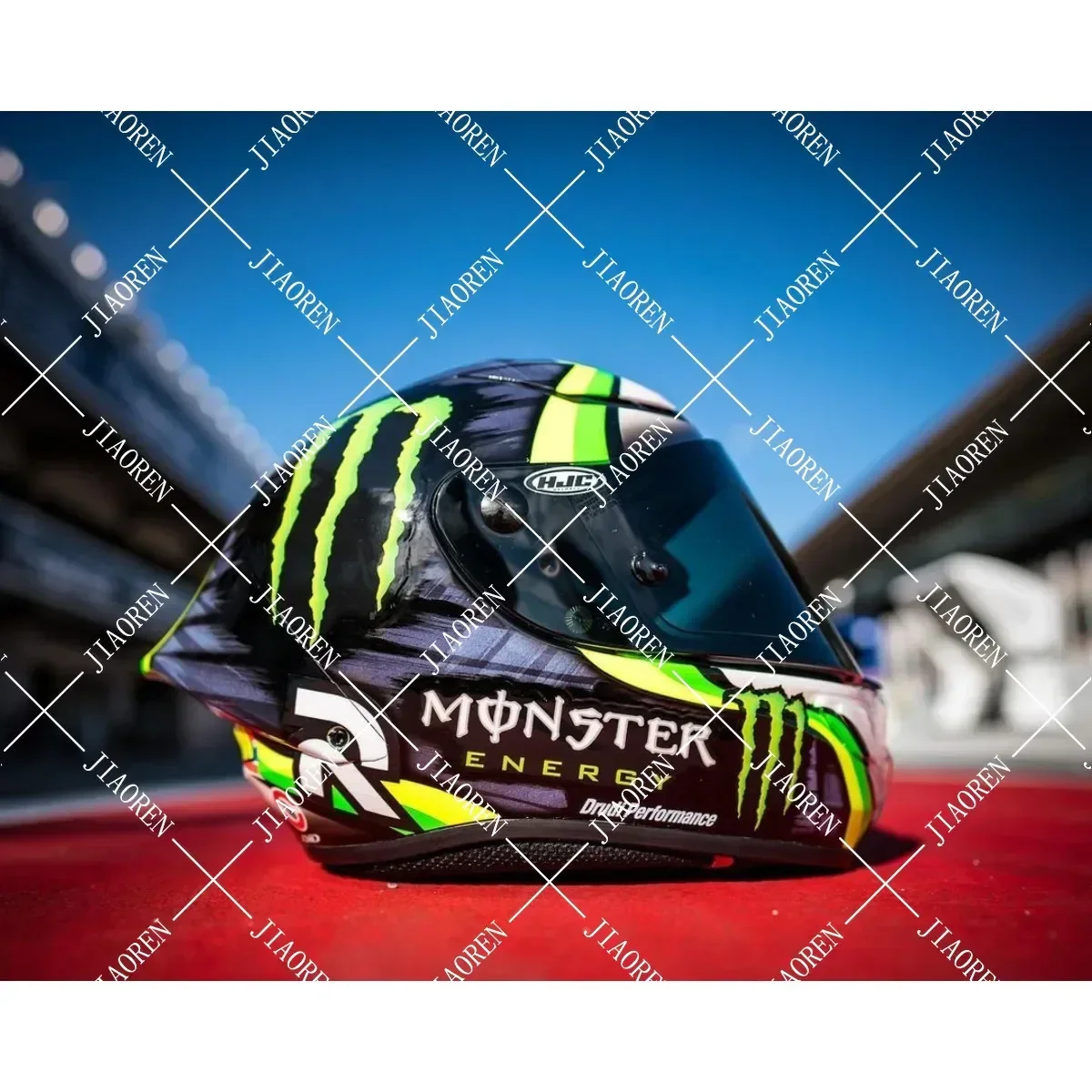 ملصق عاكس لخوذة الطاقة للدراجات النارية لهوندا ياماها سوزوكي KTM BMW KAWASAKI # 1