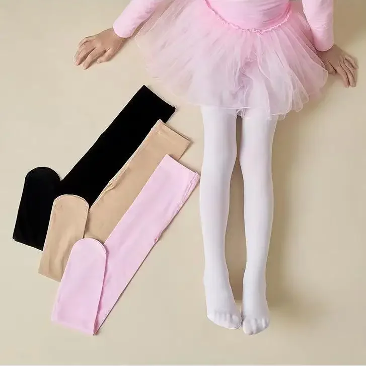3PCS Student Mädchen Ballett Enge Hosen Super Weiche Kind Tanz Lange Socken Geeignet Prinzessin Kinder Schule Elastische Leggings Strumpfhosen ﻿ – Detail 1