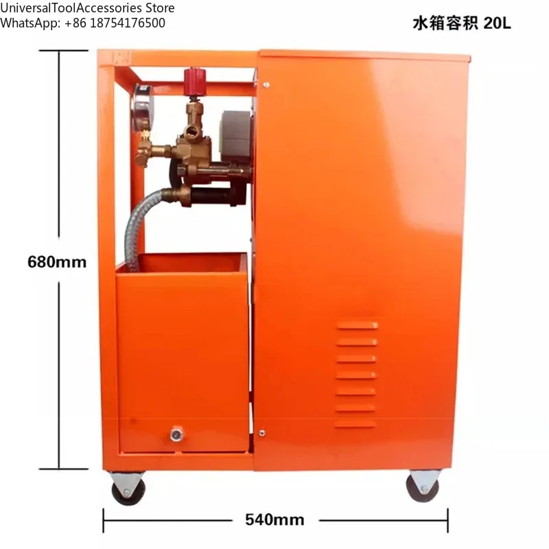 3DSB-A High Flow Electric Pipeline Pressure Test Pump Three-cylinder Pressure Pump Electric Pressure Tester