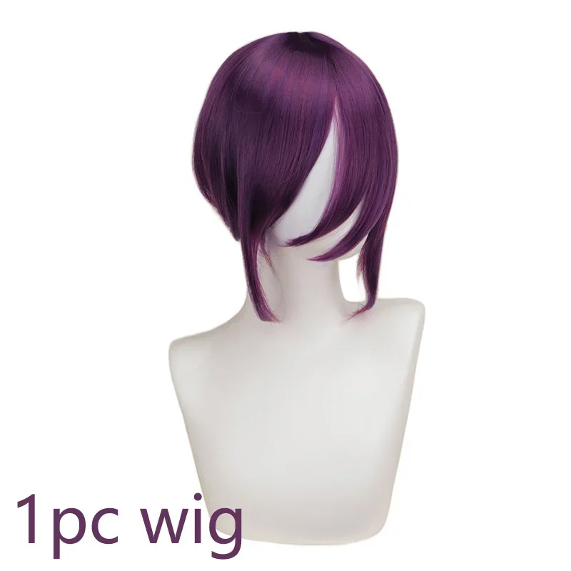 Anime Reze Cosplay Chainsaw Man Cosplay Costumes Reze Suit Purple Wig Chainsaw Man Halloween Carnival Party Reze Cos Women Girls view 4