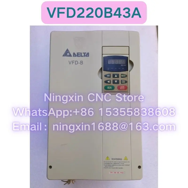 

Преобразователь частоты VFD220B43A б/у протестирован в порядке