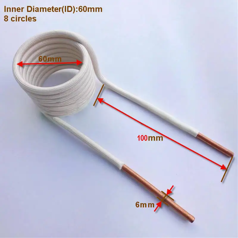 ZVS T2 Copper Induction Heating Coil Head Metalworking DIY Quenching Tool for Precision Heat Application