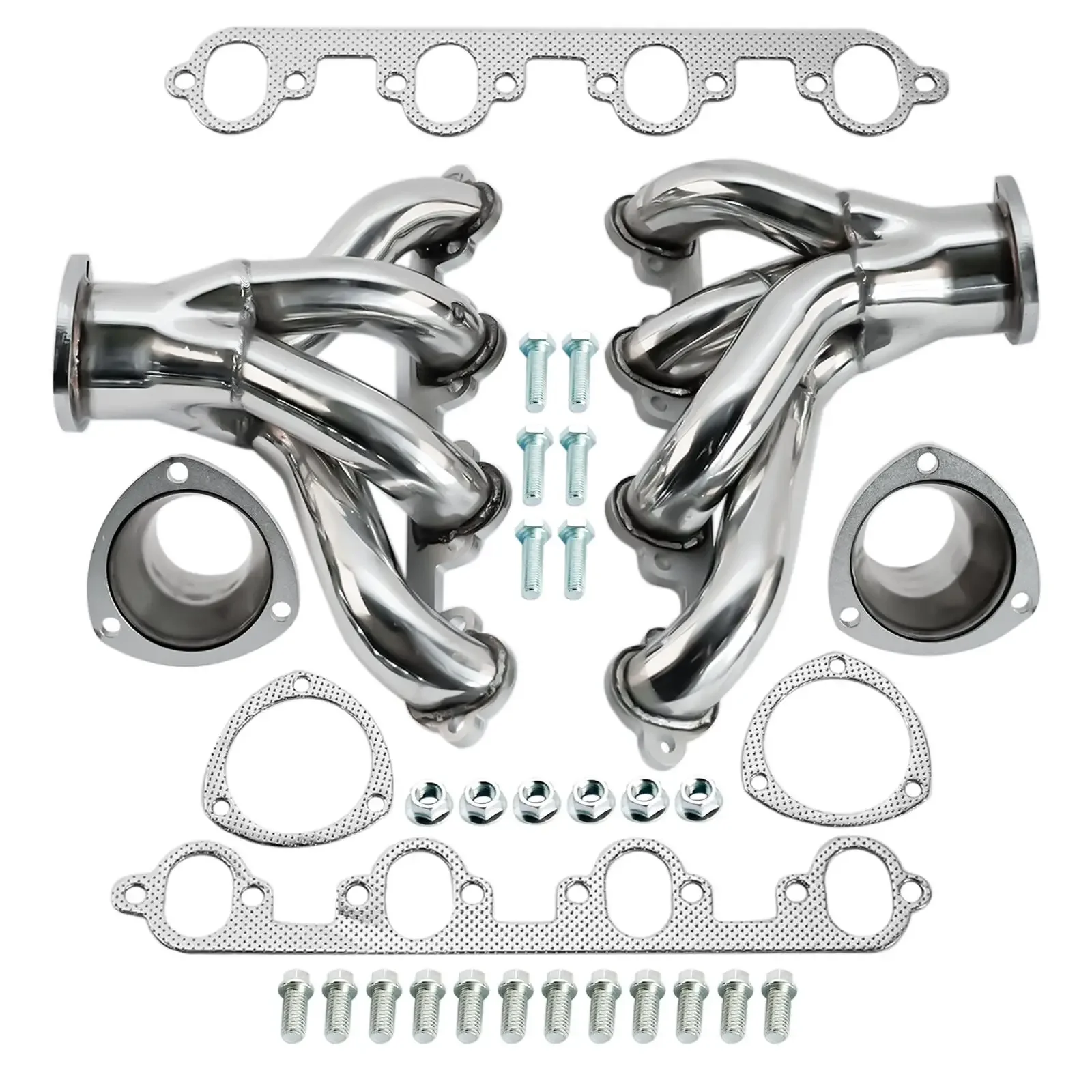 AP03 Manifold der Stainless for Ford Elite Fairlane Gran Torino Mustang 7.0L 7.5L 1969 1970 1971 1972 1973 1974