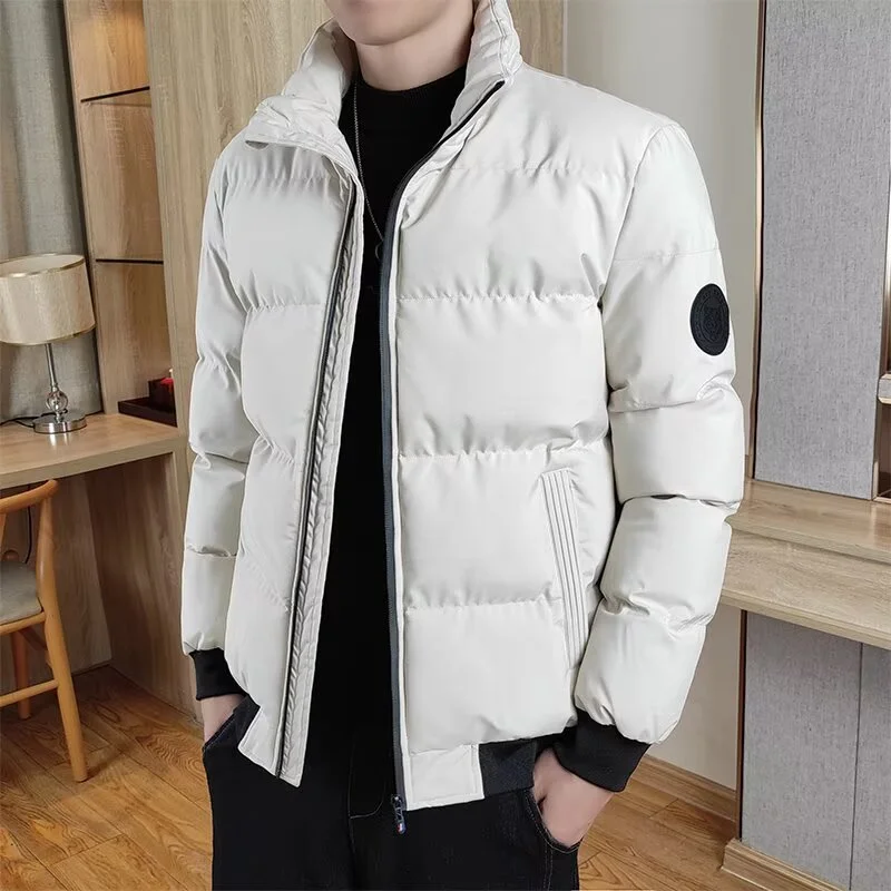 2026 New Cotton-padded Men's Winter Padded Men's Winter Padded Padded Jacket With Cashmere Thickening Korean Version Coa