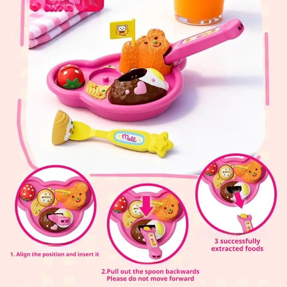 Voederspeelgoedset Pudding Aardbeiengelei Dessert Fantasiespel Keukenspeelgoed Kinderen Kinderen Rollenspel Educatief cadeauaccessoire