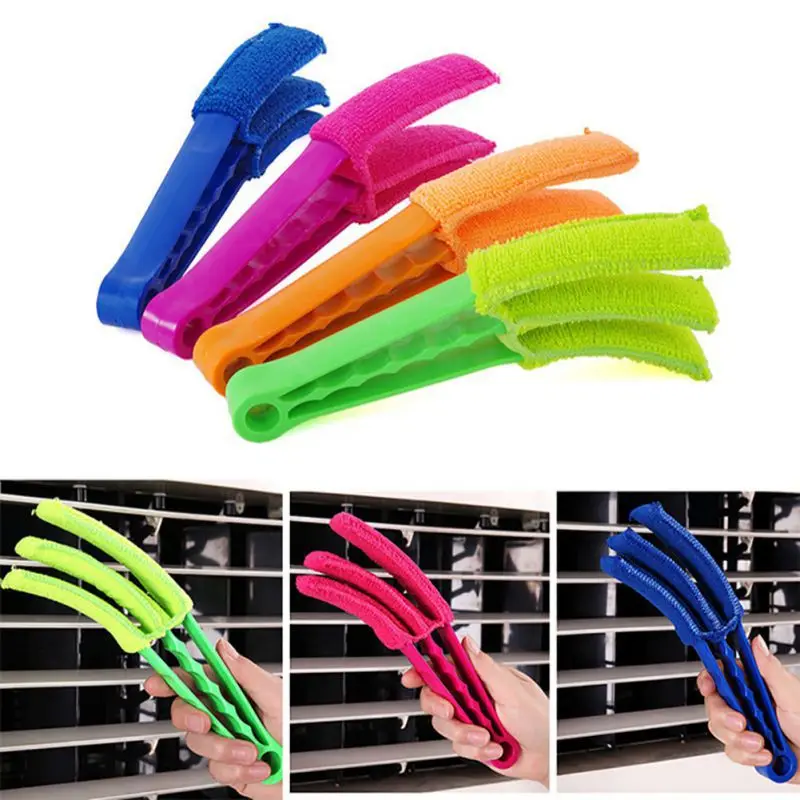 

Microfiber Removable Brush Clip Household Duster Washable Cleaning Cleaner Brushes Tool Window Leaves Blinds