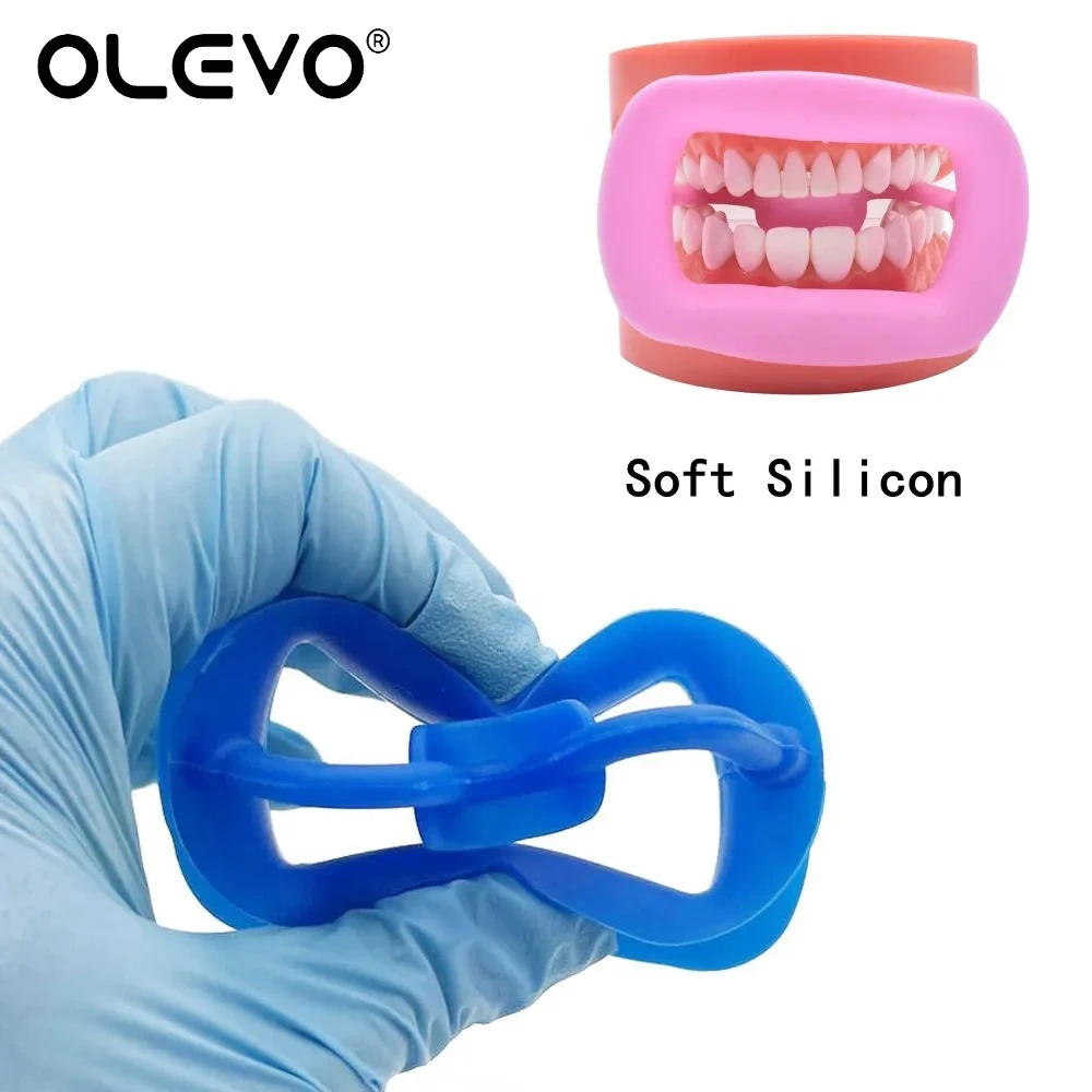 20pcs Dental Mouth Opener Soft Silicone Intraoral Support Bite Pad 3d Orthodontic Cheek Retractor Dental Teeth Whitening Tools