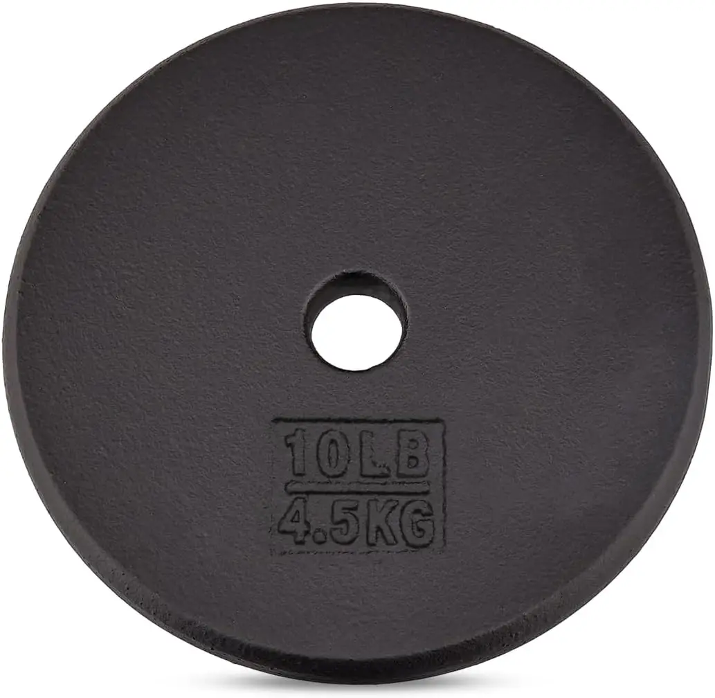 

1" Cast Iron Weight Plates for Strength Training - Durable & Versatile (5LB to 25LB Options)
