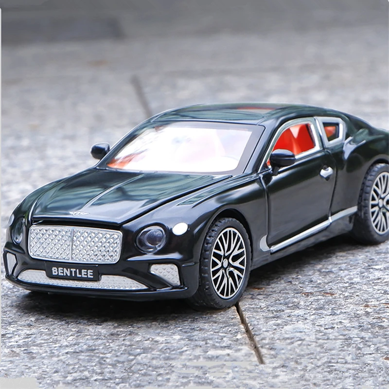 

1:32 Continental GT Alloy Luxy Car Model Diecasts Metal Car Vehicles Model Sound and Light Simulation Collection Kids Toys Gifts