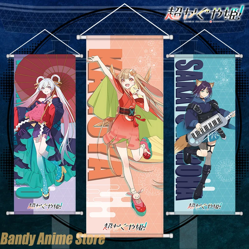

Cosmic Princess Kaguya Hanging Painting Scrolls Kaguya Iroha Wall Scroll Art Anime Poster Room Decoration Gifts