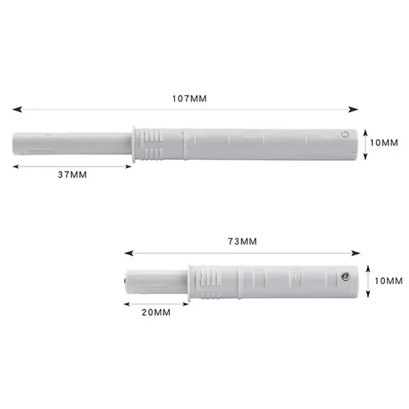 10Pcs Hidden Soft Quiet Close Closer Concealed Cabinet Rebounder Kitchen Cupboard Dampers Buffers Drawer Furniture Door Stopper image 5