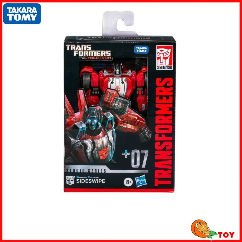 Takara Tomy-ألعاب ألعاب الحركة من سلسلة محولات الاستوديو ، شخصيات الحركة ، 07 ، نموذج Sideswipe ، مجموعة روبوت ، ألعاب هواية ، متوفرة