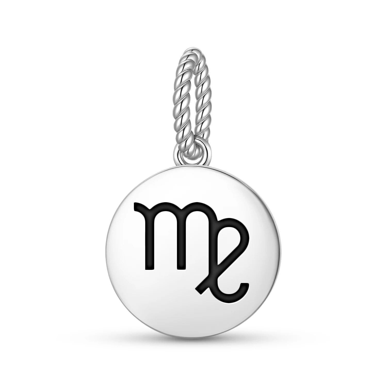 

Virgo Astrology 925 Sterling Silver Charm Bead DIY Pendant Charm for Bracelet Jewelry Gift