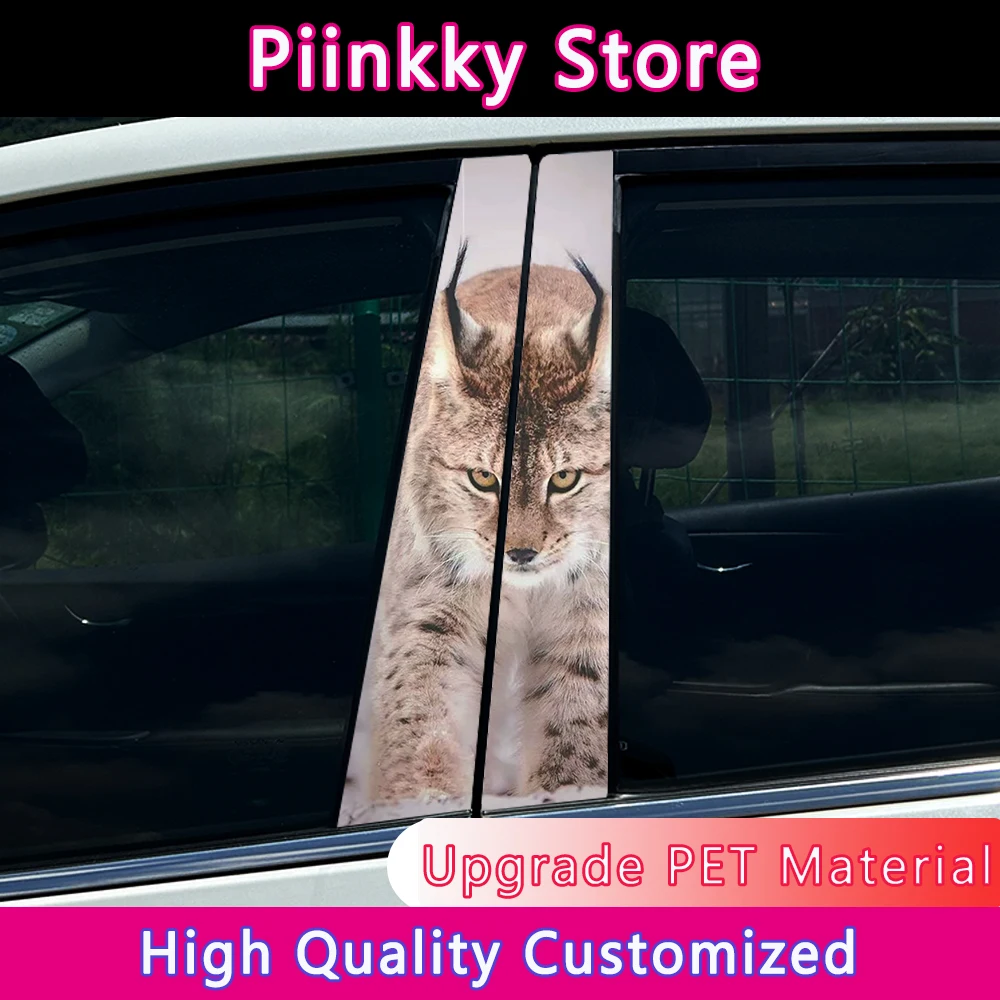 Lynx Cat Car Sticke…