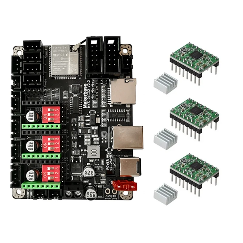 Makerbase MKS DLC32 V2.2 Offline Controller Control Board 32bit Motherboard ESP32 WIFI TS24/TS35 Screen For CNC Laser Engraver view 4