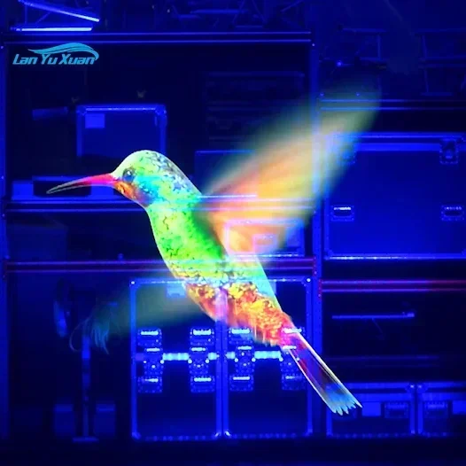 Pantalla de proyector de malla holográfica de gasa Holo 3D de Pepperscrim 4*6