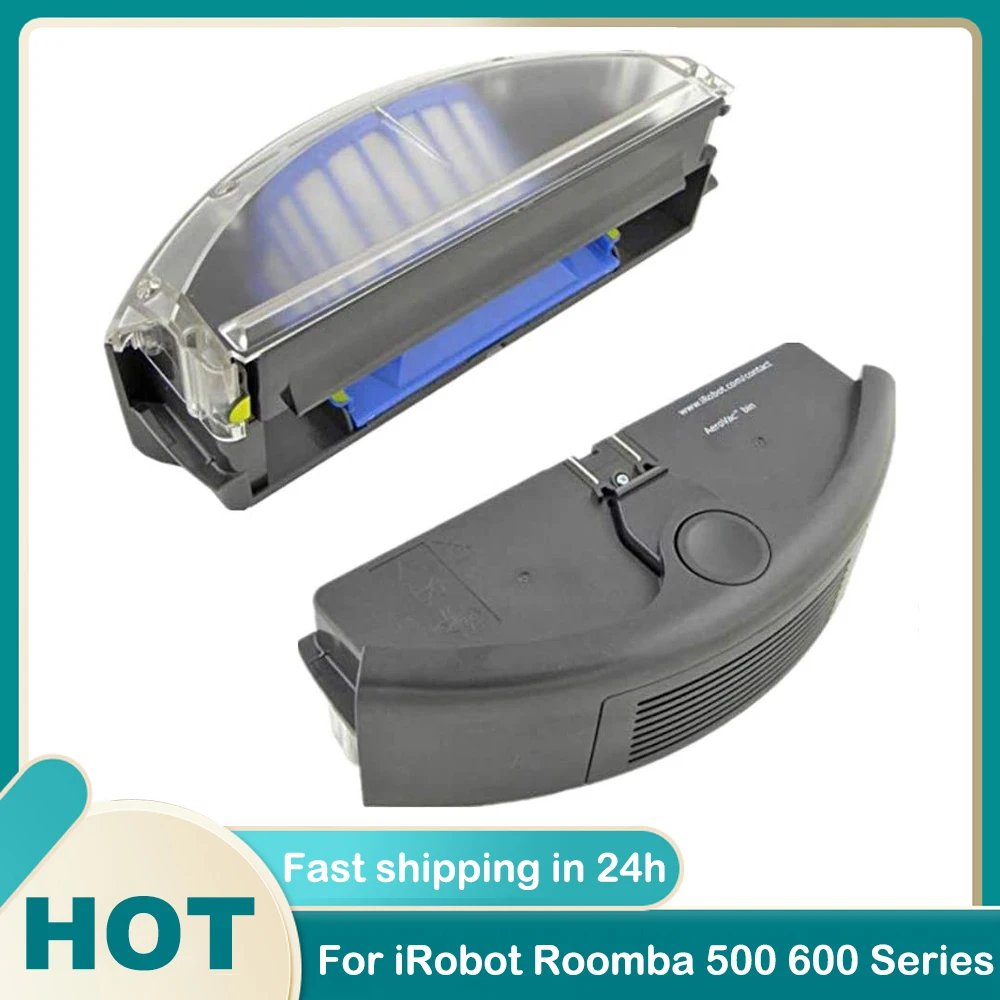 Replacement Dust Bin for iRobot Roomba 527 529 595 527 510 520 530 550 551 610 620 630 650 655 660 Series Vacuum Cleaner Parts