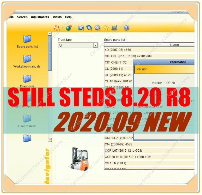 

Новинка 2026 года: Запчасти и ремонт для STILL STEDS 8.20 R8 (лучше, чем R2) — Патч до срока действия 9.2020+