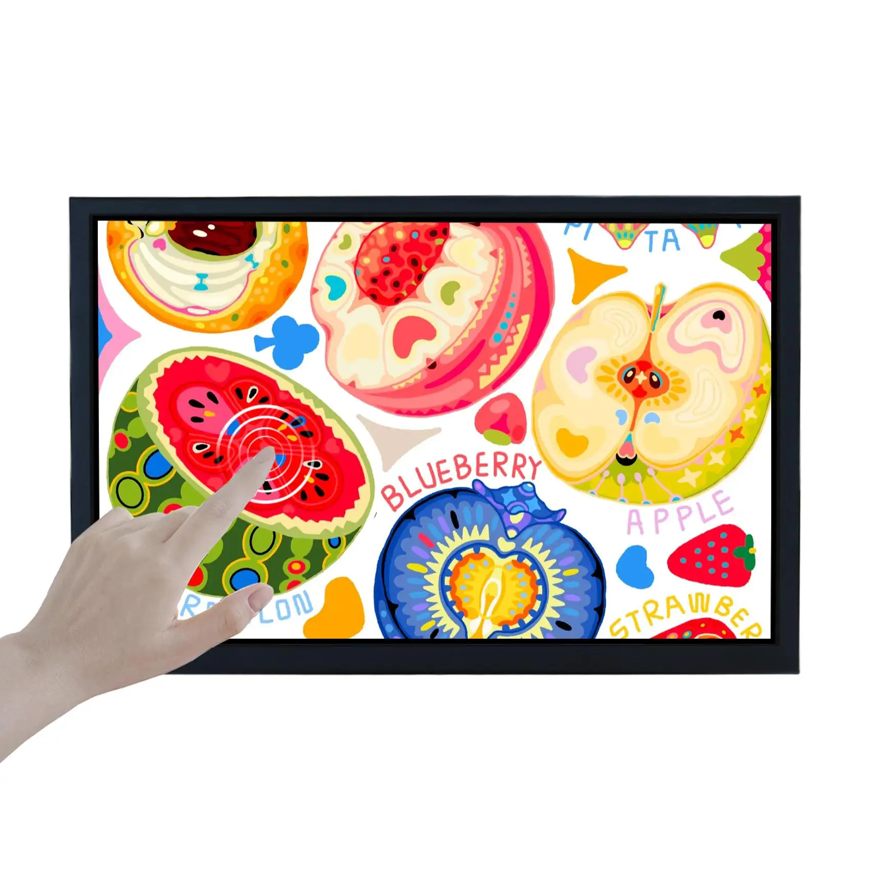 

12,1-дюймовый сенсорный ЖК-монитор 1920x1200 Android 11, USB AutoPlay, монитор с рекламным экраном в автомобиле