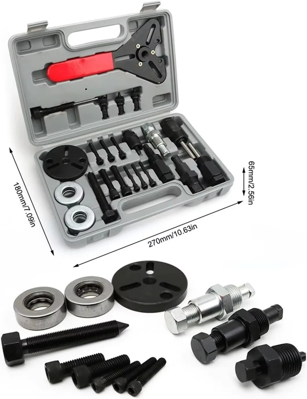 23 قطعة أدوات تفكيك الضاغط AC.135.047 ACTEC ماكس أدوات خدمة السيارات قابض الضاغط محور مجتذب المثبت مجموعة إزالة