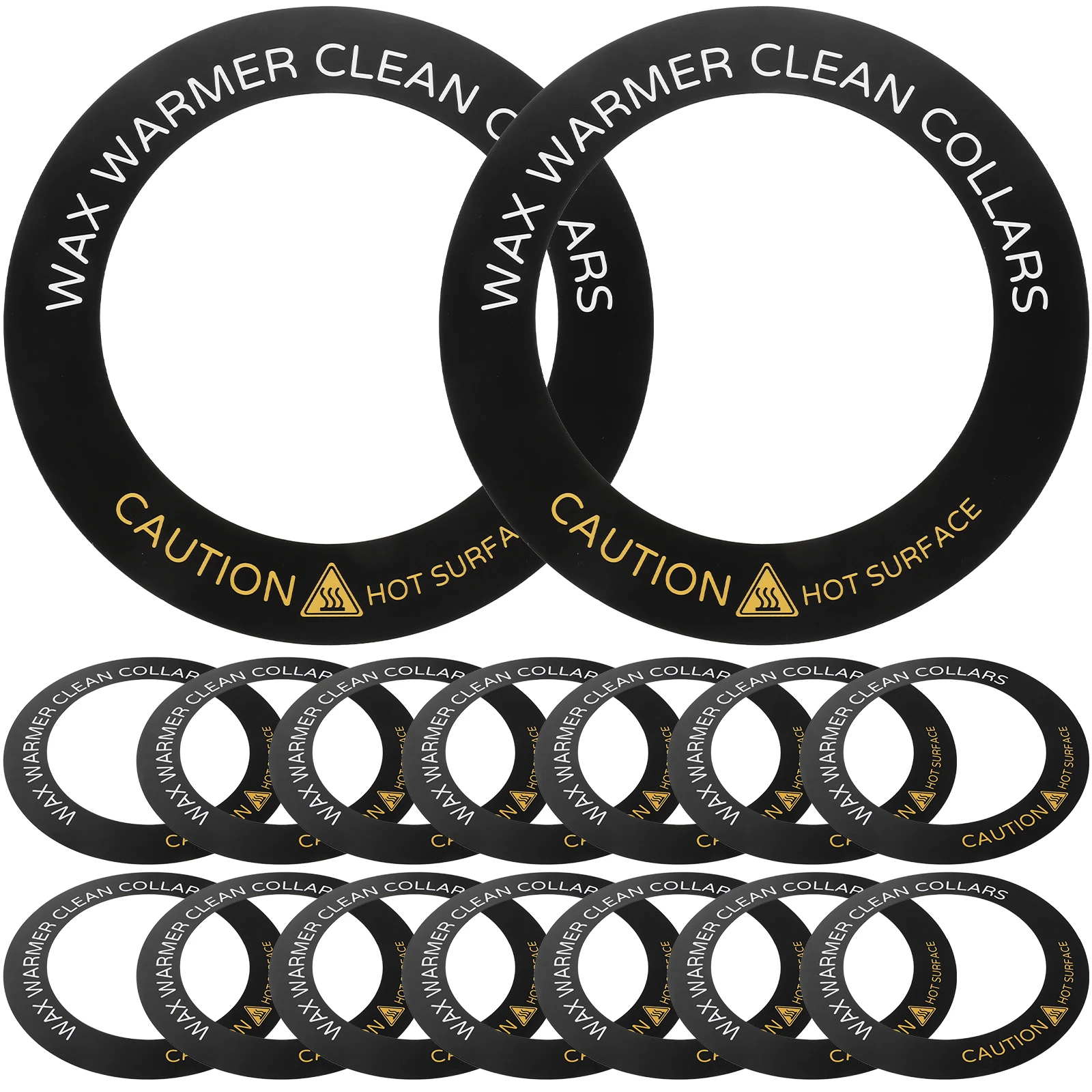 

20pcs Wax Warmer Collars Replacement Waxing Machine Pads Protective Rings For Clean Wax Pot Universal Waxing Accessories Salon