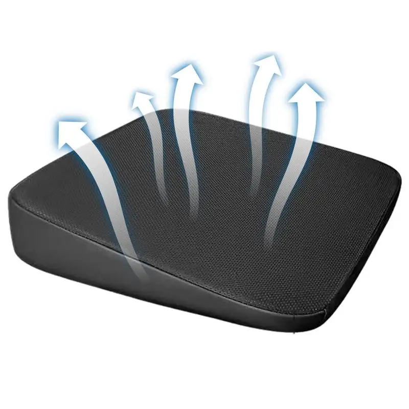 Car Seat Cushion Wedge Seat Cushions Butt Pad Improve Driving Vision Ergonomic Design Extra Height Sloping Seat Cushion