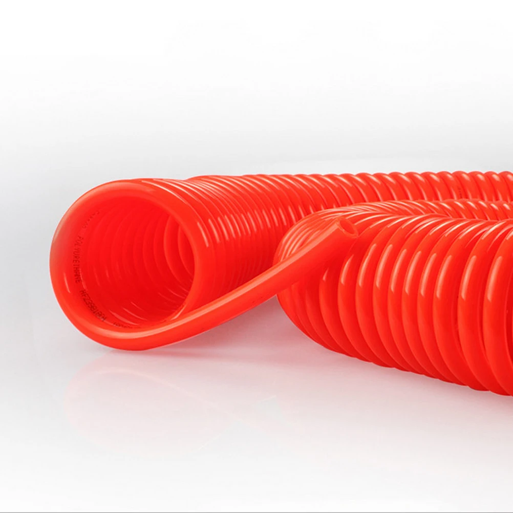 

6m Joint PU Air Compressor Telescopic Spiral Tube Tool Portable Coupler for Compressor Air Tool Red