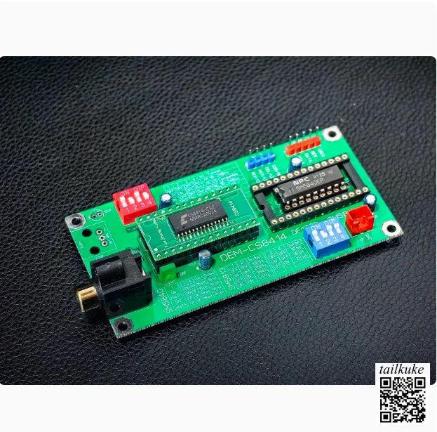 The CS8414 Digital Receiver Board Supports DF1700, SM5813 and SM5840 Digital Filtering