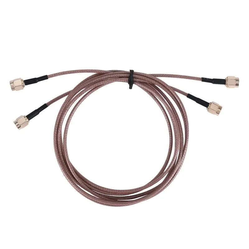 Superior 2Pcs RG316 Wire Jumper SMA Male To SMA Male Wifi Antenna Extension RF Coaxial Coax Cable Adapter Jumper(100Cm)